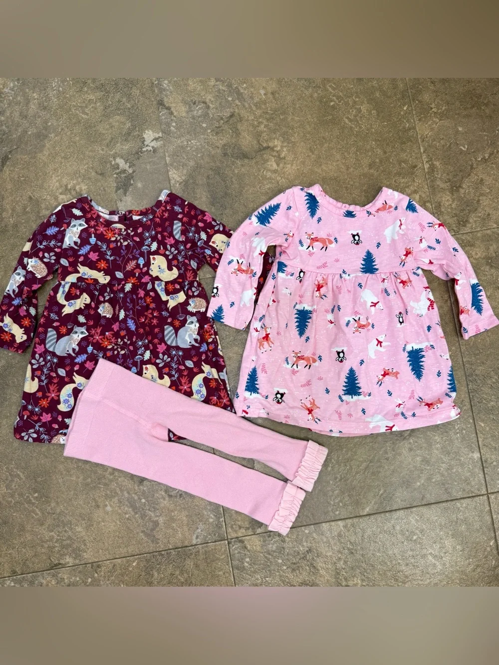 Huge bundle of primarily 6-9m (some 6-12) baby girls fall autumn winter clothes